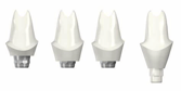 CADCAM zirconia dental abutments