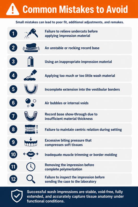 Common Mistakes to Avoid - Wash Impressions